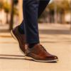 6th Sense Boomerang Laced Casual Shoe - Brown